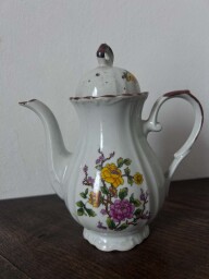 Vintage porcelánová trojdielna kávová súprava