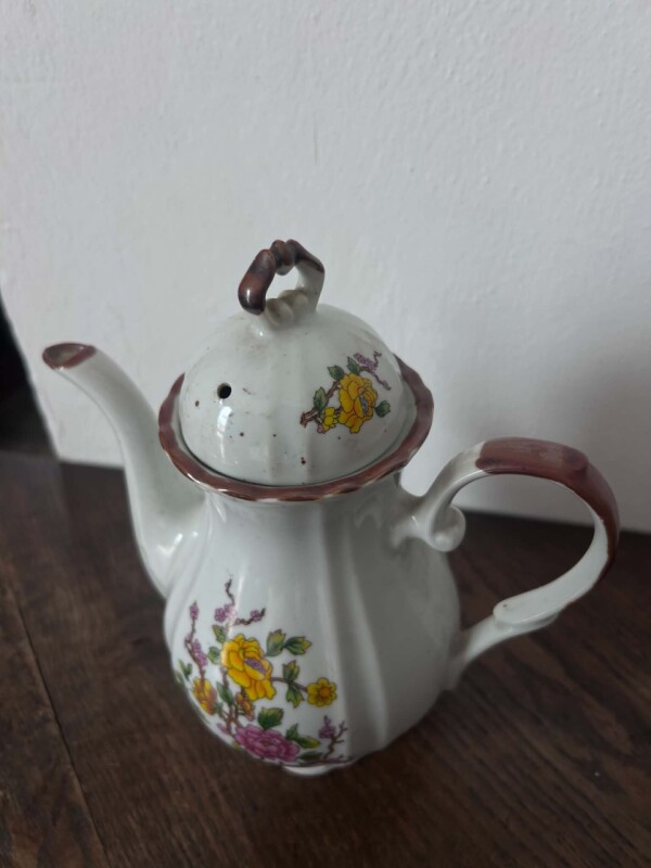 Vintage porcelánová trojdielna kávová súprava