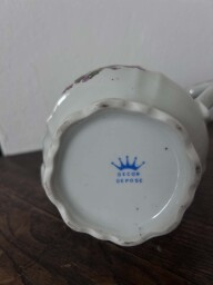 Vintage porcelánová trojdielna kávová súprava