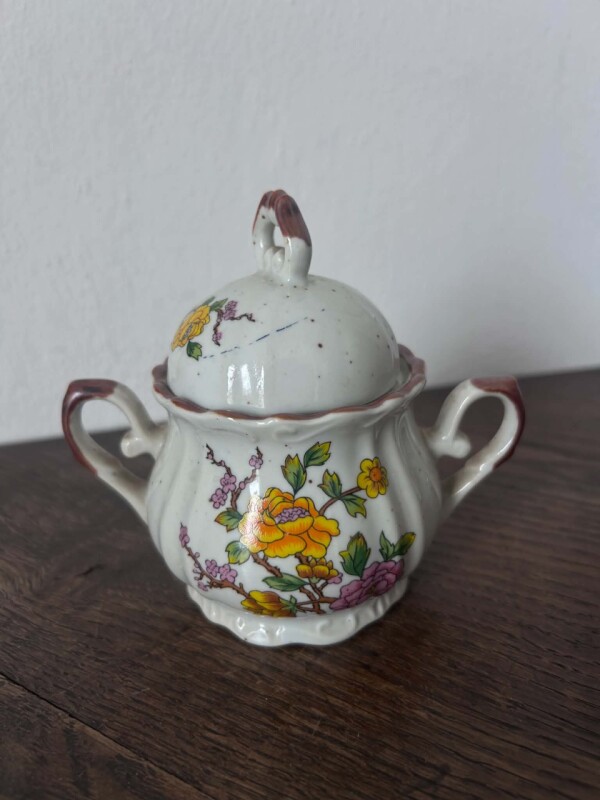 Vintage porcelánová trojdielna kávová súprava