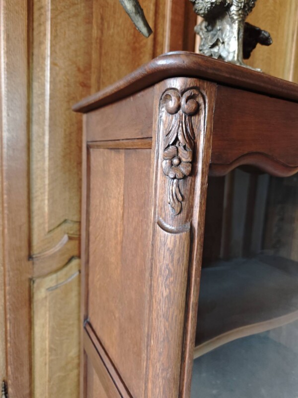 Knižnica, vitrína, polica