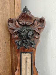 Starožitný francúzsky barometer s teplomerom
