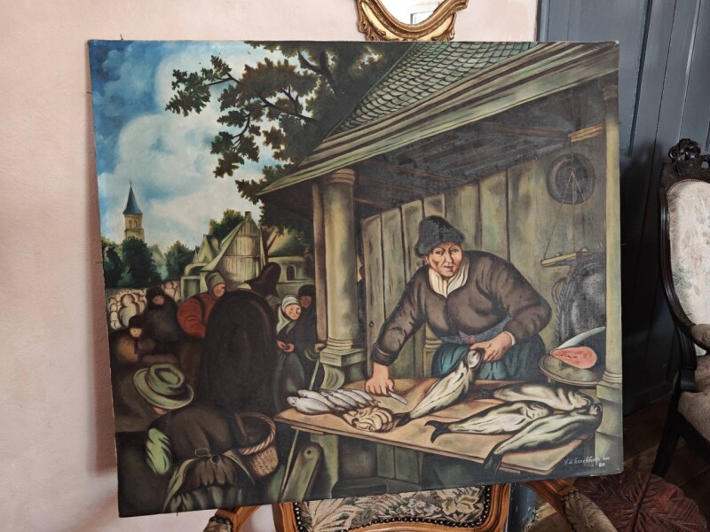 OLEJOMAĽBA „PREDAVAČKA RÝB“ 