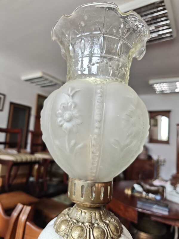 Starožitná stolová elektrická lampa