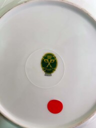 Luxusný starožitný porcelánový podnos