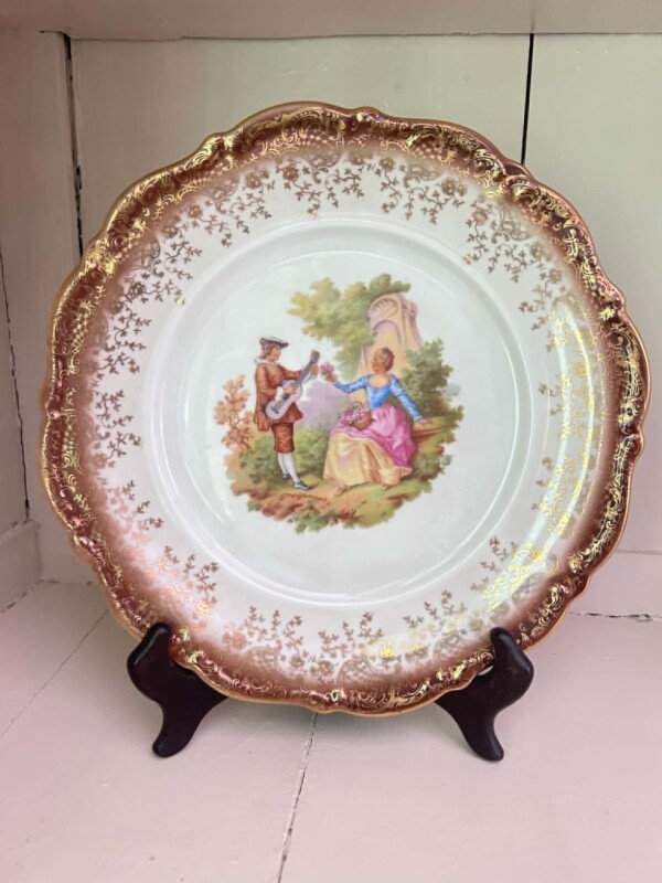 Luxusný porcelánový tanier Leni Parbus