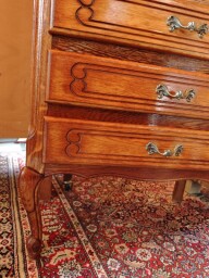 Francúzska dubová komoda – chiffonier